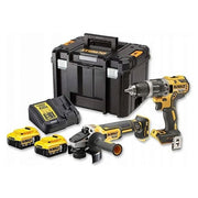 Set 2 masini DeWalt DCK2020P2T, cu 2 acumulatori XR 18V / 5.0Ah si incarcator in cutie TSTAK VI