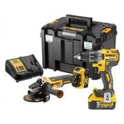 Set 2 masini DeWalt DCK2020P2T, cu 2 acumulatori XR 18V / 5.0Ah si incarcator in cutie TSTAK VI