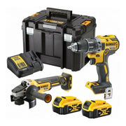 Set 2 masini DeWalt DCK2020P2T, cu 2 acumulatori XR 18V / 5.0Ah si incarcator in cutie TSTAK VI