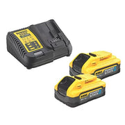 Set 2 masini DeWalt DCK2050H2T, cu 2 acumulatori Powerstack 18V / 5.0Ah si incarcator in valiza TSTAK