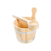 Set accesorii premium saune finlandeze Waincris UA-10 realizate din lemn.