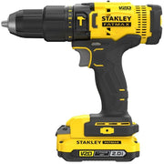 Set combinat 2 scule electrice Stanley Fatmax V20 SFMCK465D2S, 2 acumulatori 18 V / 2.0 Ah, incarcator 1,25 A, geanta textila