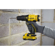 Set combinat 2 scule electrice Stanley Fatmax V20 SFMCK465D2S, 2 acumulatori 18 V / 2.0 Ah, incarcator 1,25 A, geanta textila