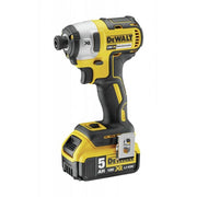 Set combo 2 scule DeWalt DCK266P2 18 V: masina de gaurit cu percutie, DCD796, masina de insurubat cu impact DCF887, 2 acumulatori 18 V 5 Ah, incarcator, valiza transport