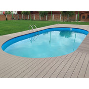Piscina otel, set complet piscina ovala Caribi din otel galvanizat 1000x416x150 cm