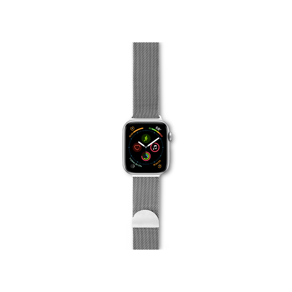 Cumpara Curea Epico pentru Apple Watch 42/44/45mm Milanese Argintiu de la Mesterul Minune
