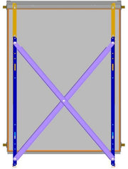 Cadru / Sistem de fixare pentru panou solar plan Sunsystem PК Select FP 2.0