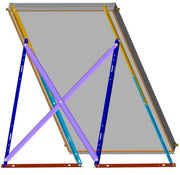 Cadru / Sistem de fixare pentru panou solar plan Sunsystem PК Select FP 2.0