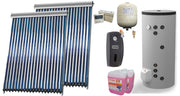 Sistem solar presurizat ,2x Panou Sunsystem VTC 20 tuburi, Boiler cu 2 serpentine FV30067S21, 9000 W, 300 l, controller, vas expansiune, grup pompare, aerisitor 1/2, antigel
