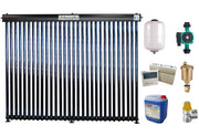 Sistem solar presurizat, panou Fornello 30 Tuburi Heat Pipe, pompa 25-60, controller, vas expansiune, antigel, supapa 1/2, aerisitor 1/2