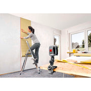 SKIL 0511 AA Nivela laser cu linie în cruce, lumina rosie, prindere trepied, auto-nivelare, timp de nivelare 6 secunde, raza actiune 10m, include 2 baterii AA