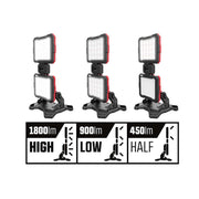 SKIL 3157 CA Proiector dublu cu LED, 1800 Lumeni, doar corpul