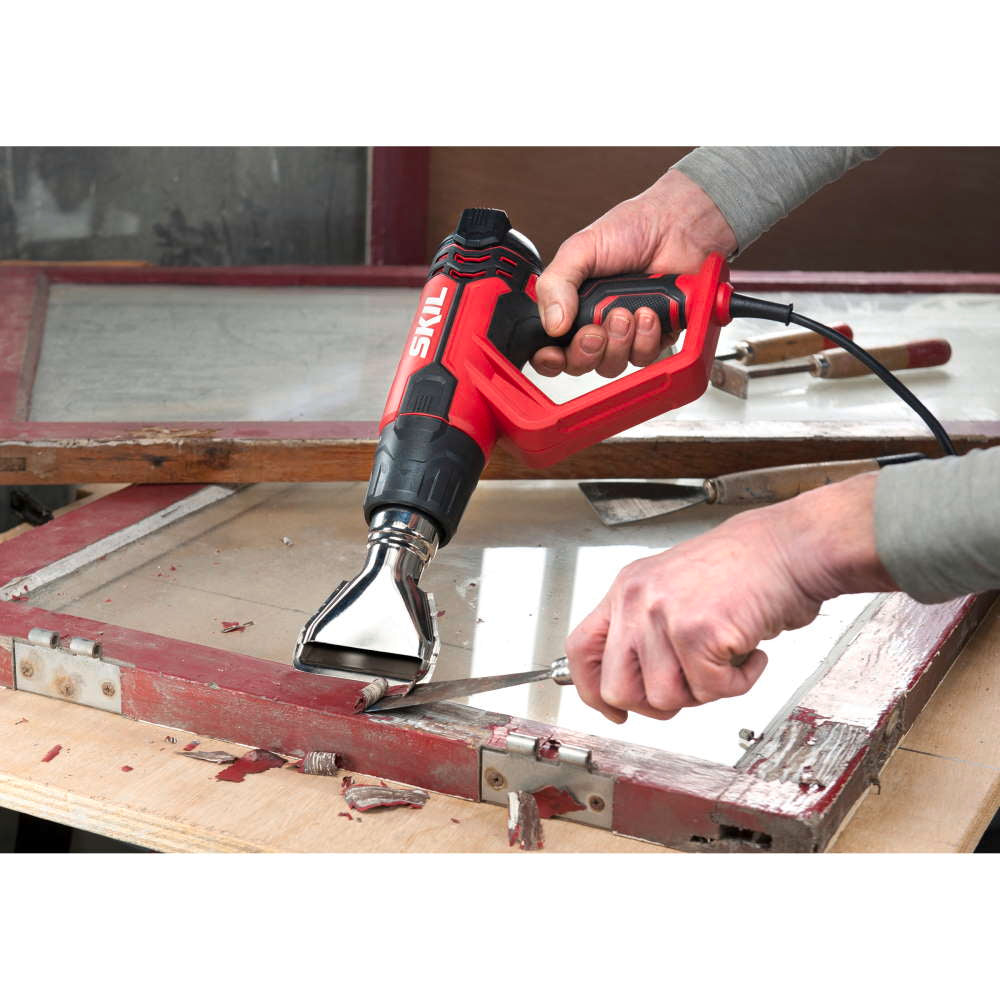 SKIL 8040 GA Pistol cu aer cald, VA1E8040GA, 2000 W, LCD, 5 trepte flux aer 250 - 500 l/min, temperatura reglabila 50 - 650 ºC, + accesorii si geanta