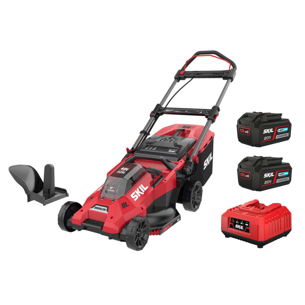 Masina de tuns iarba, SKIL 0140 BA, 43cm, Brushless, cu acumulatori si incarcator