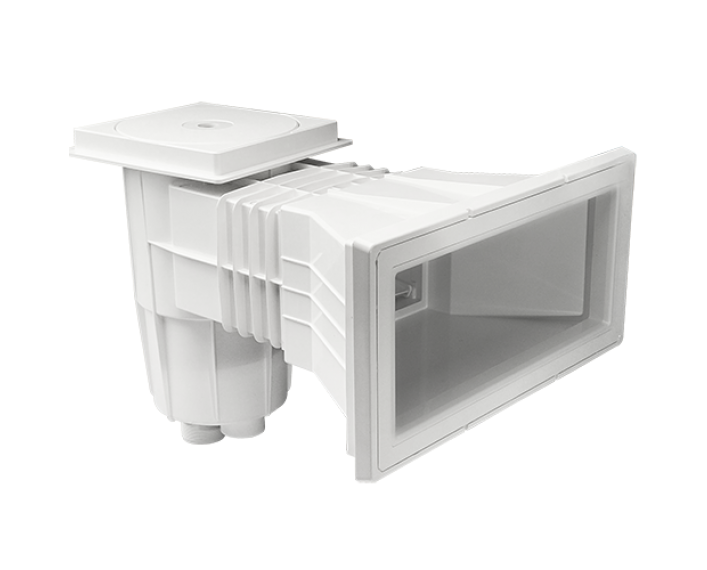 Skimmer standard din ABS Emaux EM0140-SC cu gura larga pentru piscine din beton