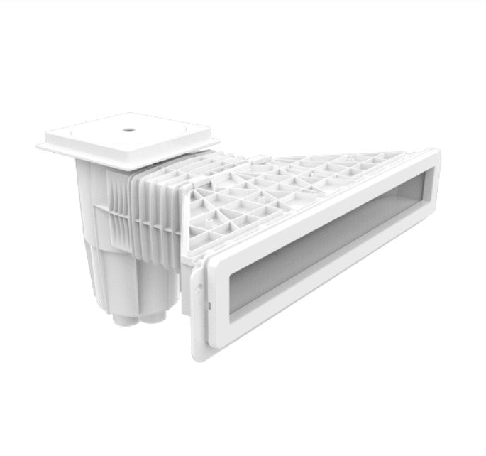 Skimmer de suprafata cu gura ingusta din ABS pentru piscine din beton Emaux EM0180/91601022