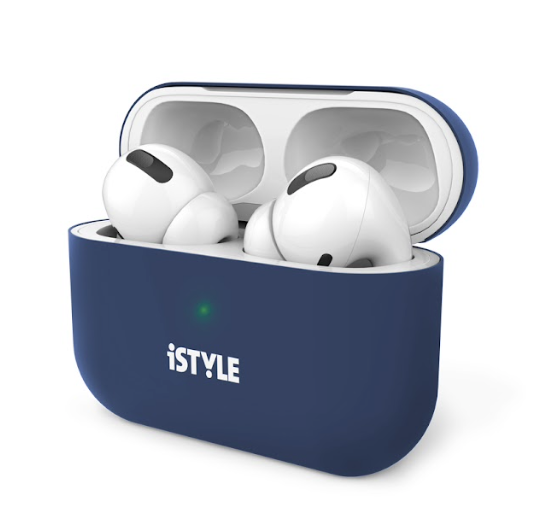 Cumpara Husa de protectie iSTYLE pentru Apple AirPods (gen.3), Dark Blue de la Mesterul Minune