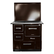 Soba de gatit si incalzit FIAMA SD 3 DP, 7 Kw, cu cuptor de gatit si plita, evacuare partea dreapta, culoare maro