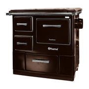 Soba de gatit si incalzit FIAMA SD 3 DP, 7 Kw, cu cuptor de gatit si plita, evacuare partea dreapta, culoare maro