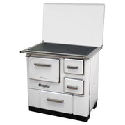 Soba de gatit si incalzit FIAMA SD 3 DP, 7 Kw, cu cuptor de gatit si plita, evacuare partea stanga, culoare maro