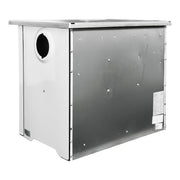 Soba de gatit si incalzit FIAMA SD 7 RS D, 7 Kw, cu cuptor de gatit si plita, culoare alb, evacuare partea dreapta