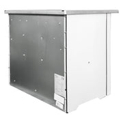 Soba de gatit si incalzit FIAMA SD 7 RS D, 7 Kw, cu cuptor de gatit si plita, culoare alb, evacuare partea dreapta