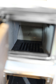 Soba de gatit si incalzit FIAMA SD 7 RS D, 7 Kw, cu cuptor de gatit si plita, culoare alb, evacuare partea dreapta