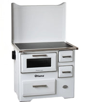 Soba de gatit si incalzit FIAMA SD 7 RS S, 7 Kw, cu cuptor de gatit si plita, evacuare partea stanga