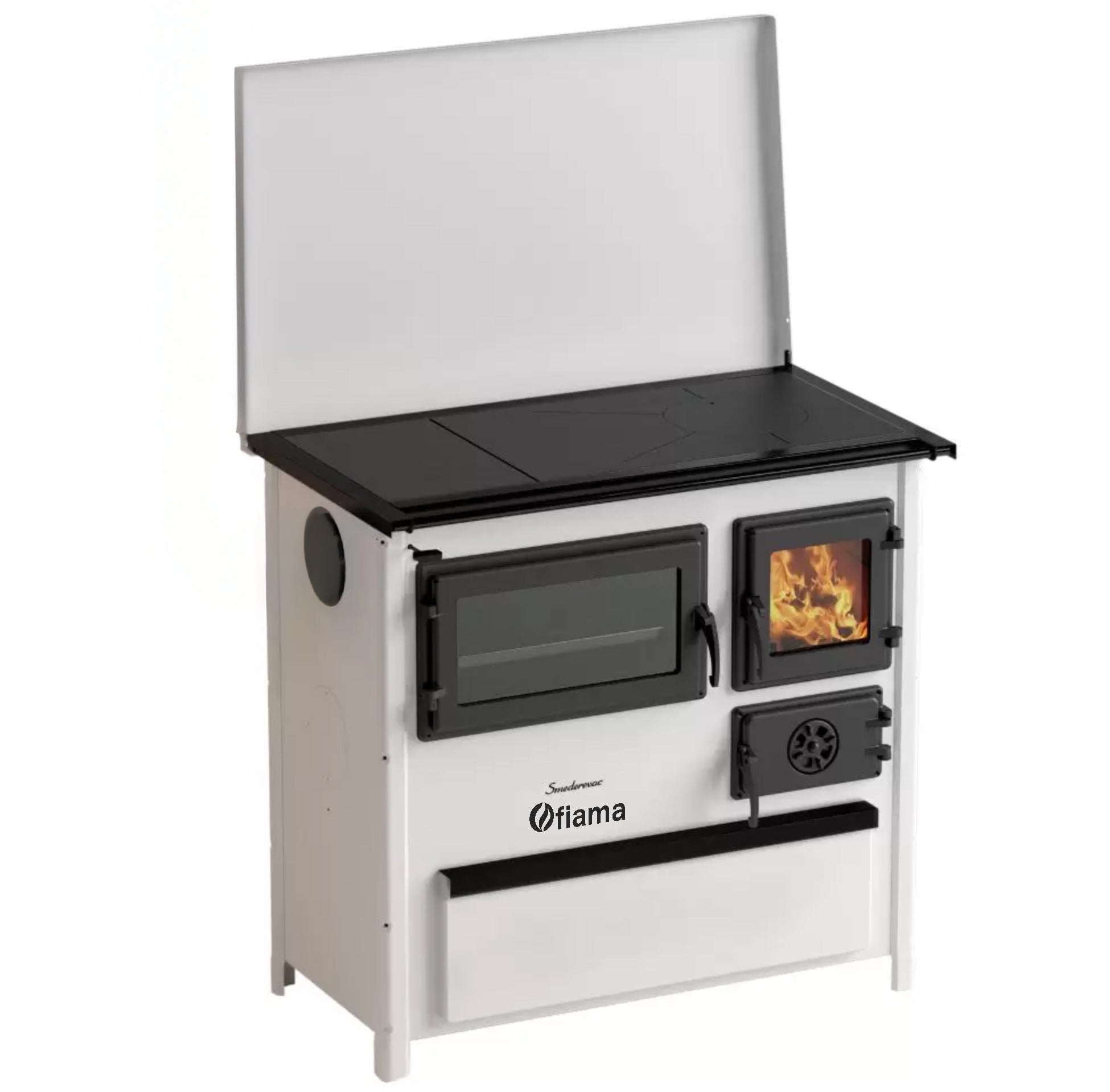Soba de gatit si incalzit FIAMA TREND SD, 7 kW, cu cuptor de gatit si