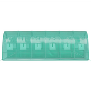 Solar de grădină 6x3x2.5m, polietilenă 240 g/m2, rezistentă la UV, țeavă 26 * 1.2mm