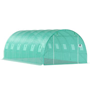 Solar de grădină 6x3x2.5m, polietilenă 240 g/m2, rezistentă la UV, țeavă 26 * 1.2mm