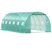 Solar de grădină 6x3x2.5m, polietilenă 240 g/m2, rezistentă la UV, țeavă 26 * 1.2mm