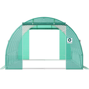 Solar de grădină 6x3x2.5m, polietilenă 240 g/m2, rezistentă la UV, țeavă 26 * 1.2mm