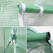 Solar de grădină 8x4x2.5m, polietilenă 240 g/m2, rezistentă la UV, țeavă 32 * 1.2mm