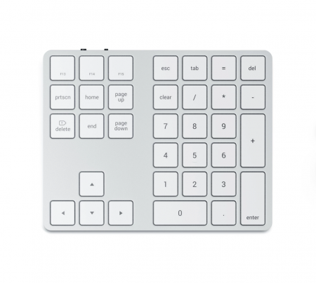 Cumpara Extensie tastatura Satechi Aluminum Bluetooth Keypad - Silver de la Mesterul Minune