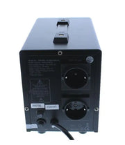 Stabilizator automat de tensiune cu releu 1500VA/900W, negru Well