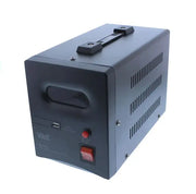 Stabilizator automat de tensiune cu releu 1500VA/900W, negru Well
