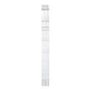 Stalpisori plastic Alb NEXON HIGH (mai solid) pentru gard electric 30 bucati