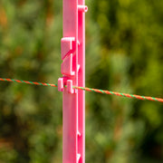 Stalpisori plastic Pink NEXON HIGH (mai solid) pentru gard electric 20 bucati