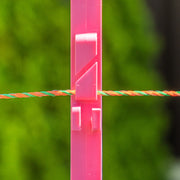Stalpisori plastic Pink NEXON HIGH (mai solid) pentru gard electric 20 bucati