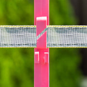 Stalpisori plastic Pink NEXON HIGH (mai solid) pentru gard electric 20 bucati