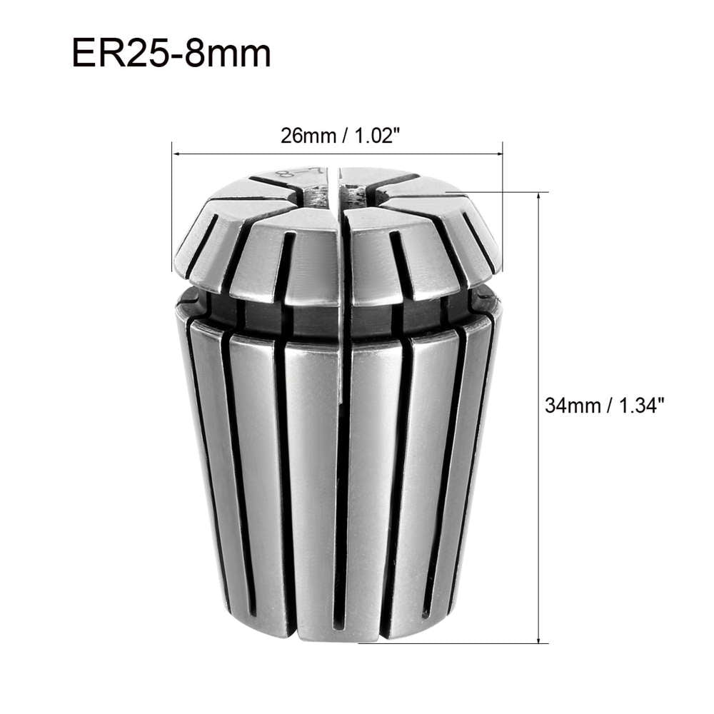 Bucsa elastica ER25, prindere 8.0 mm