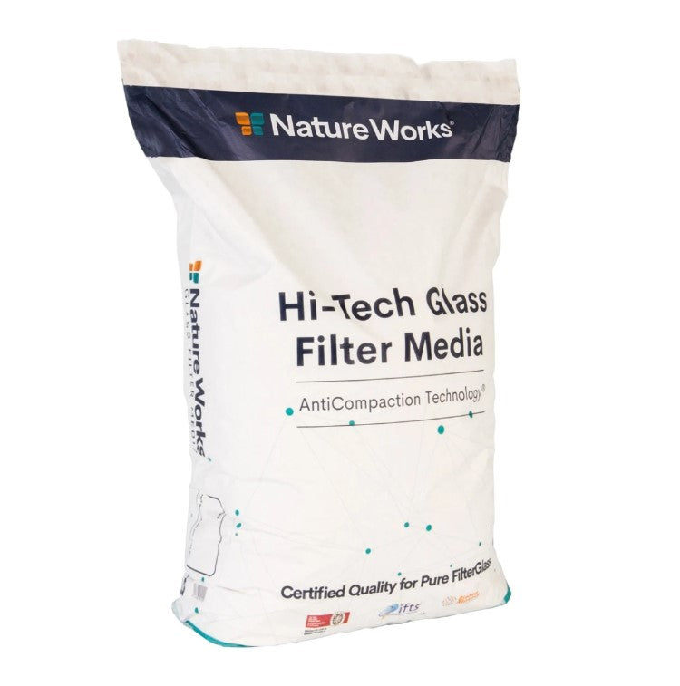 Mediu de filtrare din sticla piscine Nature Works Hi-Tech 20 kg