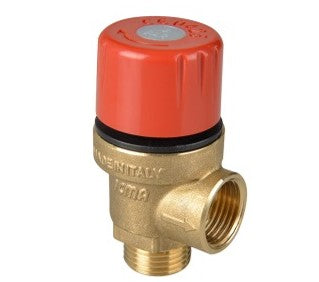 Supapa siguranta 2.5 bar, centrale si termoseminee pe peleti Fornello Fiama Confort 12,18,25,30 kW