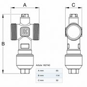 Supapa / Valva LK556 anti-inghet G1