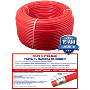 Teava Fornello PE-RT 5 straturi si bariera de oxigen,16x2 mm, PN 10