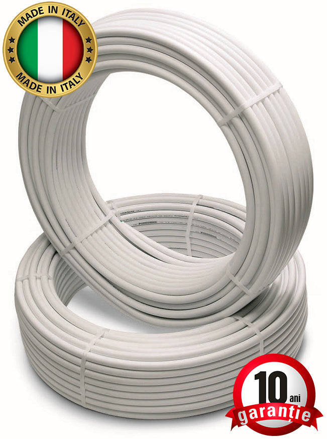 Teava pexal FORNELLO Hidronix UNICO, neizolata, diametru 20x2 mm cu insertie de aluminiu, pret/ml, colac 100 ml, 10 Ani Garantie