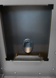 Termosemineu centrala pe peleti Fornello SERENA W25, 25 kw, complet echipat cu pompa de circulatie, vas de expansiune, supapa siguranta, telecomanda, culoare Ivory, arzator peleti din fonta, pentru suprafete pana la 150 mp