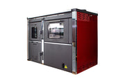 Termosemineu FORNELLO STAR Red 34 kW pe combustibil solid (