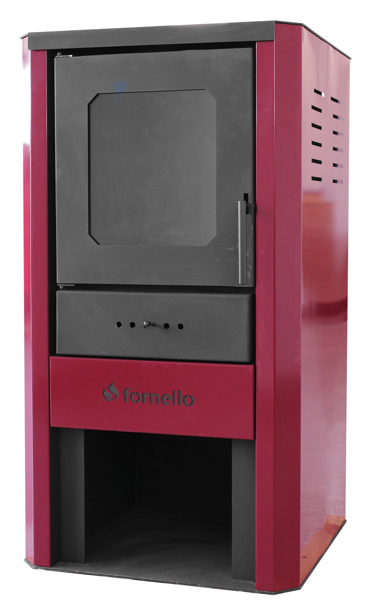 Termosemineu pe lemne, brichete si carbune Fornello Monza Bordeaux 27